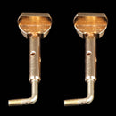 2 Pieces Violin Chin Rest Gold Clamp Screw for 3/4 & 4/4 Violin Accessories Detachable