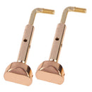 2 Pieces Violin Chin Rest Gold Clamp Screw for 3/4 & 4/4 Violin Accessories Detachable