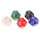 50 Pieces D12 Dice 16mm 12 Sided Die Set with Dice Bag for D&D Role Playing Games