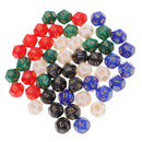 50 Pieces D12 Dice 16mm 12 Sided Die Set with Dice Bag for D&D Role Playing Games
