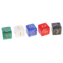 50 Pieces D6 Dice 16mm 6 Sided Die Set with Dice Bag for D&D Role Playing Games