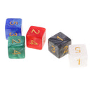 50 Pieces D6 Dice 16mm 6 Sided Die Set with Dice Bag for D&D Role Playing Games