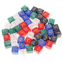 50 Pieces D6 Dice 16mm 6 Sided Die Set with Dice Bag for D&D Role Playing Games