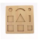 Montessori Baby Toy Solid Grammar Symbol with Cut-Out Tray for Toddlers Gift