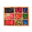 Montessori Kids Early Development Tool Basic Wooden Grammar Symbols with Box