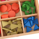 Montessori Kids Early Development Tool Basic Wooden Grammar Symbols with Box