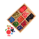 Montessori Kids Early Development Tool Basic Wooden Grammar Symbols with Box