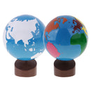 Montessori Sandpaper Globe Family Preschool Teaching Aids Baby Development Toy