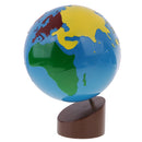 Montessori Geography Material - Globe of the Continents Family Preschool Teaching Aids
