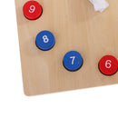 Wooden Time Teaching Clock Sorting Clock Children Kids Early Educational Toy