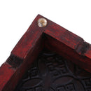 Vintage Wood Ashtray Cigarette Cigar Handmade Tobacco Case 4 Cigarette Rest