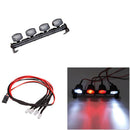 4Pcs Roof Light w/ Cover Lampshade for 1/10 Scale RC4WD Axial SCX10 D90 CC01 RC Crawler Car