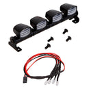 White LED Light w/ Cover Lampshade for 1/10 Axial SCX10 D90 CC01 RC Car Accs