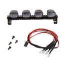 White LED Light w/ Cover Lampshade for 1/10 Axial SCX10 D90 CC01 RC Car Accs