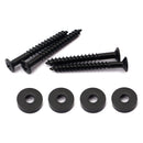 4Set Neck Joint Bushings and Bolt-Electric Guitar Parts Black Luthier Supply