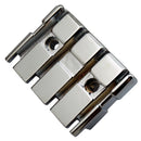 Silver 4 String Electric Headless Bass Guitar Locking Nut Set with Mounting Screws