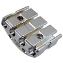 Silver 4 String Electric Headless Bass Guitar Locking Nut Set with Mounting Screws