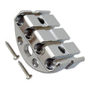Silver 4 String Electric Headless Bass Guitar Locking Nut Set with Mounting Screws
