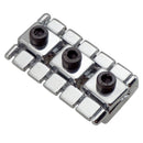 42mm Electric Guitar Bridge String Locking Lock Nut Suspension Type Headless with Screw Wrench Kit Instrument Replacement Silver
