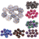 10pcs 20 Sided Dice D20 Polyhedral Dice for Dungeons and Dragons Game Role Playing Game Blue High quality