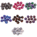 10pcs 20 Sided Dice D20 Polyhedral Dice for Dungeons and Dragons Game Role Playing Game Blue High quality