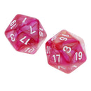 10pcs 20 Sided Dice D20 Polyhedral Dice for Dungeons and Dragons Game Role Playing Game Red High quality
