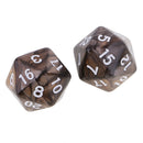 10pcs 20 Sided Dice D20 Polyhedral Dice for Dungeons and Dragons Game Role Playing Game High quality Coffee