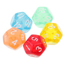 10pcs 12 Sided Dice D12 Polyhedral Dice for Dungeons and Dragons Game Role Playing Game