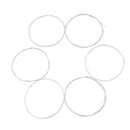 1 Set Classical Guitar Replacement Strings E/B/G/D/A/E Musical Instrument Parts Silver