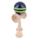 Kendama Stripes Wooden Ball Catch Game Wooden Toy Blue Blue Green