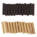 12Pcs Electric Bass Guitar Saddle Tremolo Bridge Hex Screw Black 10mm Music Instrument Parts