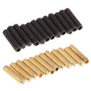 12Pcs Electric Bass Guitar Saddle Tremolo Bridge Hex Screw Black 10mm Music Instrument Parts