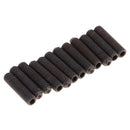 12Pcs Electric Bass Guitar Saddle Tremolo Bridge Hex Screw Black 10mm Music Instrument Parts