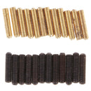 12Pcs Electric Bass Guitar Saddle Tremolo Bridge Hex Screw Black 10mm Music Instrument Parts