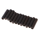 12Pcs Electric Iron Guitar Saddles Hexagon Screws/Tremolo Bridge Hex Screws Black M3*12mm