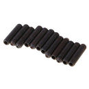 12Pcs Electric Iron Guitar Saddles Hexagon Screws/Tremolo Bridge Hex Screws Black M3*12mm