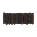 12Pcs Electric Iron Guitar Saddles Hexagon Screws/Tremolo Bridge Hex Screws Black M3*12mm