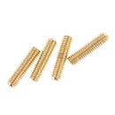 12Pcs Electric Bass Guitar Saddle Tremolo Bridge Hex Screw Golden M3*10mm Music Instrument Parts