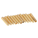12Pcs Electric Bass Guitar Saddle Tremolo Bridge Hex Screw Golden M3*10mm Music Instrument Parts