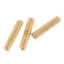 12Pcs Electric Bass Guitar Saddle Tremolo Bridge Hex Screw Golden M3*10mm Music Instrument Parts