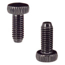 6 Pieces Guitar Saddles Bridge Hexagon Mounting Screw Kit for Electric Guitar Replacement Parts Black