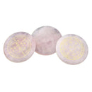 7pcs Natural Rose Crystal Quartz Crystal Polished Engraved Crystal Reiki Symbol Set The Seven Archangels