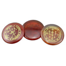7pcs Natural Red Agate Set Crystal Polished Engraved Crystal Reiki Symbol Set The Seven Archangels