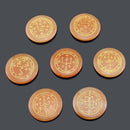 7pcs Natural Red Aventurine Set Crystal Polished Engraved Crystal Reiki Symbol Set The Seven Archangels