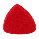 10Pcs Flexible Wool Felt Guitar Pick Plectrums Red for 4 Strings Ukulele Uke