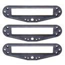 3 Pieces Plastic Dual Rail Humbucker Pickup Baseplate For Electric Guitar Parts Accessories