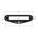 3 Pieces Plastic Dual Rail Humbucker Pickup Baseplate For Electric Guitar Parts Accessories