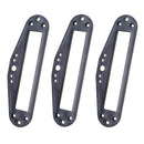 3 Pieces Plastic Dual Rail Humbucker Pickup Baseplate For Electric Guitar Parts Accessories