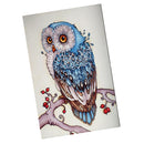 DIY Animals Embroidery 5D Diamond Painting Cross Crafts Stitch with Tools Home Decor Owl Blue