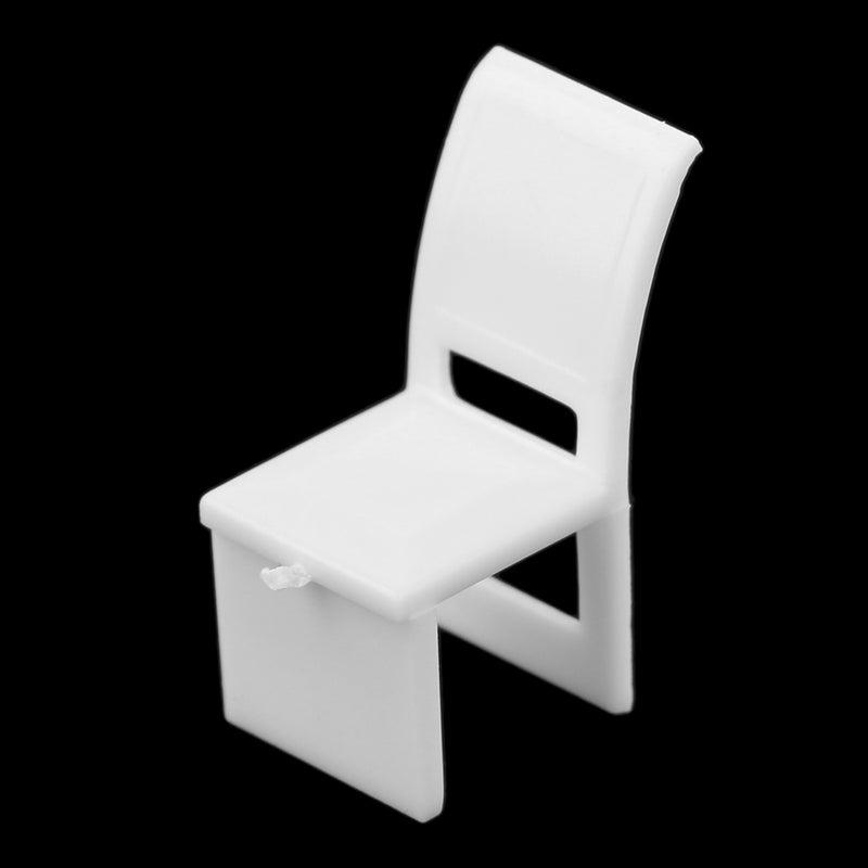 1 Set Miniature Kitchen Square Dining Table Chair Model 1:50 Dollhouse Diorama Layout Toys O